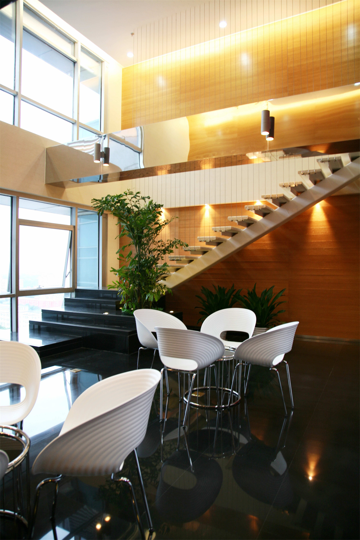 筑邦设计院茶几椅子休闲空间案例照片